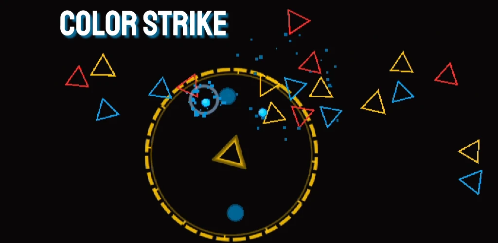 Color Strike geometric arena battle artwork